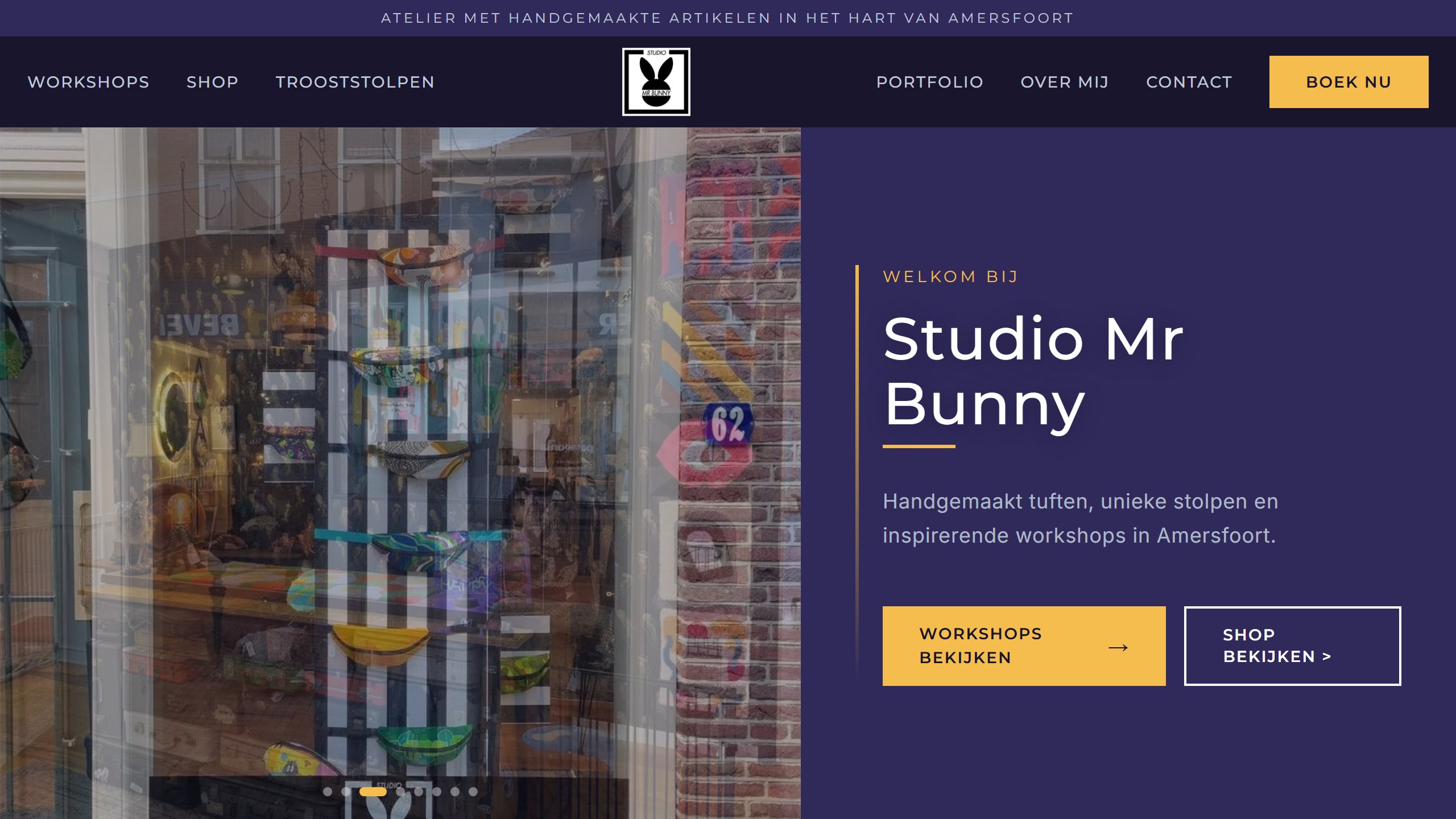 Studio Mr Bunny website preview